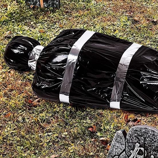 Halloween Dead Victim Realistic Dead Victim Creepiness Outdoor Props Increase The Terror Halloween Decoration Reusable Scary Fake Corpse Bag