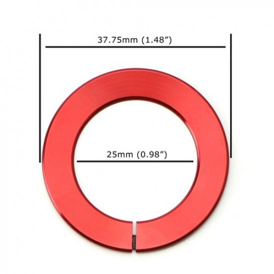 Red Engine Push Start Outer Surrounding Decoration Ring Trim For Nissan Infiniti
