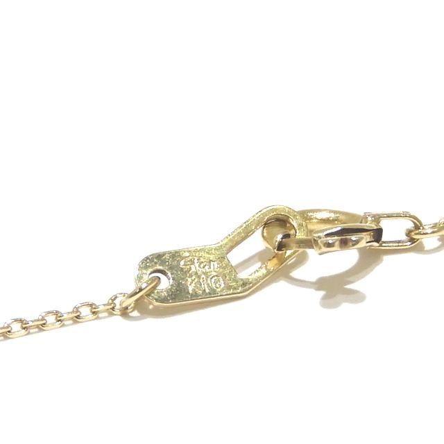 Used Good Condition Star Jewelry K10 D0.02ct Necklace Yellow Gold Horseshoe Diamond STAR JEWELRY Pendant 8C