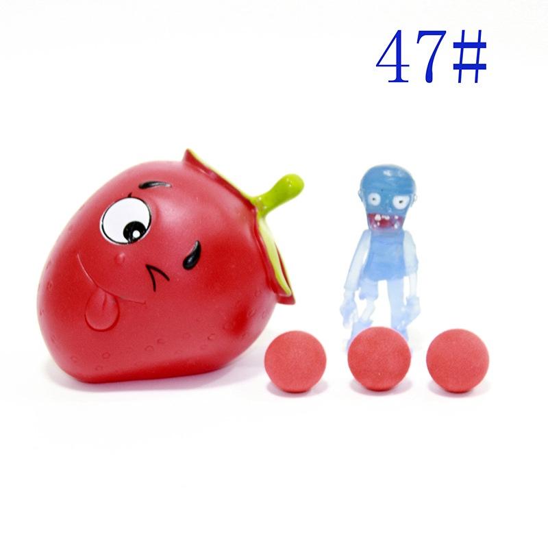 48 styles New Popular Game PVZ Plants vs Zombies Peashooter PVC Action Figure Model Toys Birthday Gift For