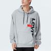 Levis Letter Print Pullover Hoodie Long Sleeve Sweatshirt Men Sweatshirt Gray 38479-0217