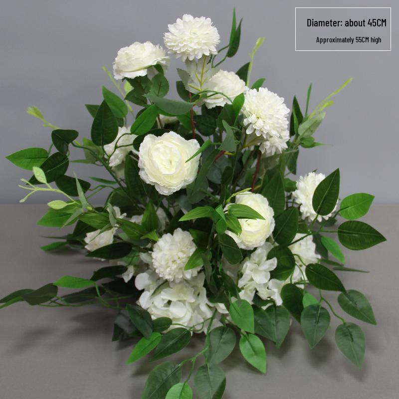 Artificial Wedding Aisle Flowers: Hotel Table Arrangements & Decorative Flower Balls for Stage and Welcome Area