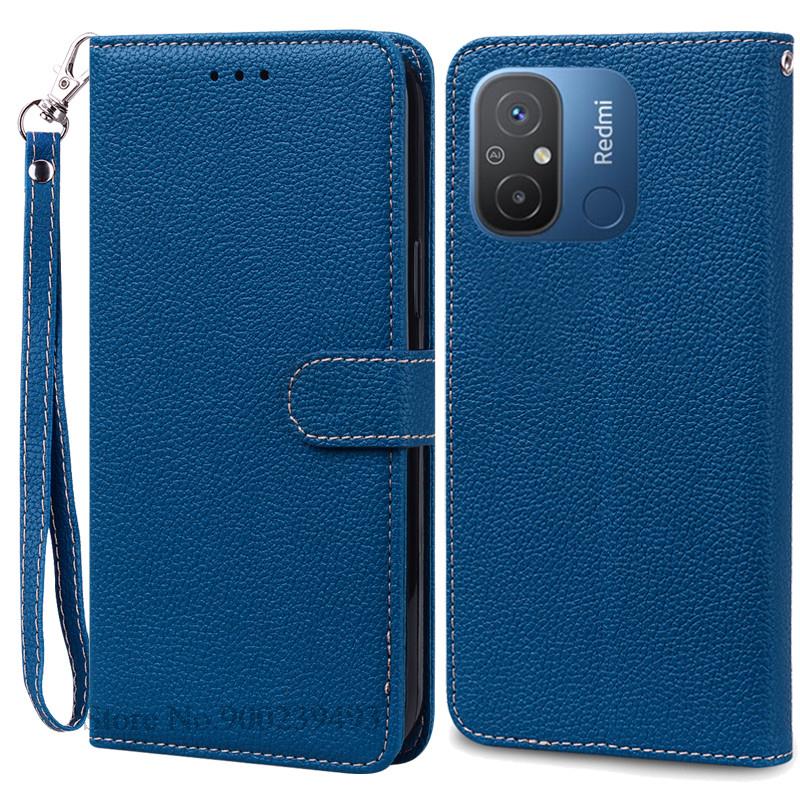 Für Redmi 12C Hülle Weiche Silikon Leder Brieftasche Flip Case Für Xiaomi Redmi 12C Hülle Handyhülle Redmi12C Redmi 12 C Fundas Coque