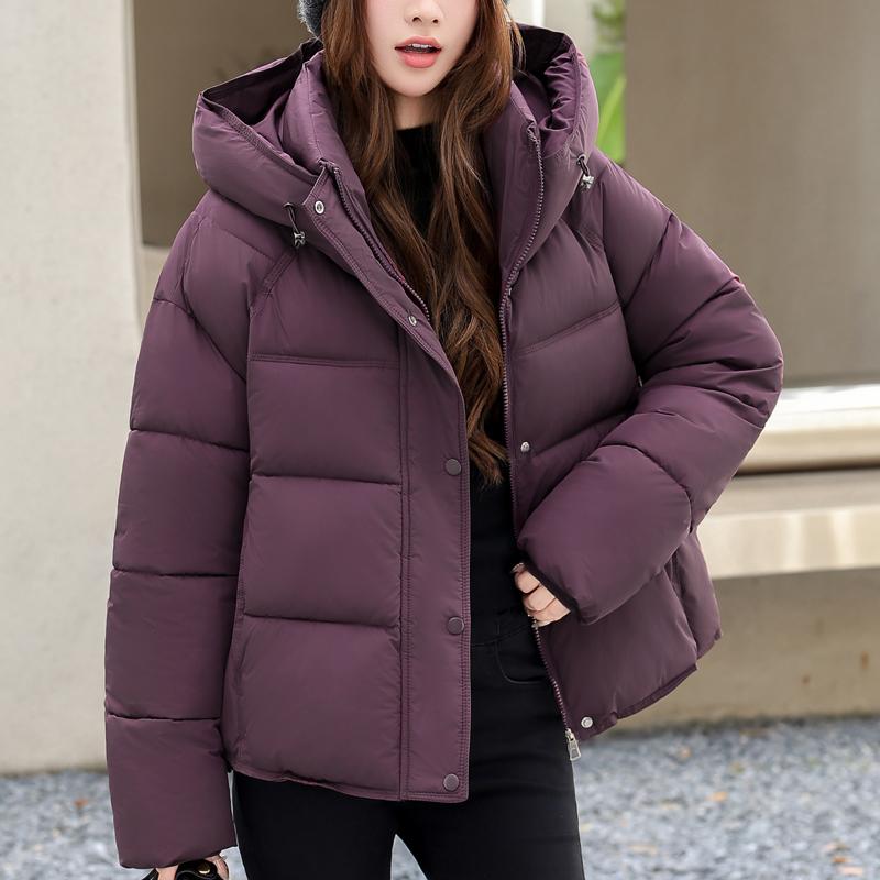 Fashion Women's Coats Winter Short Parkas Hooded Casual Loose Thick Warm Outerwears Women Jackets