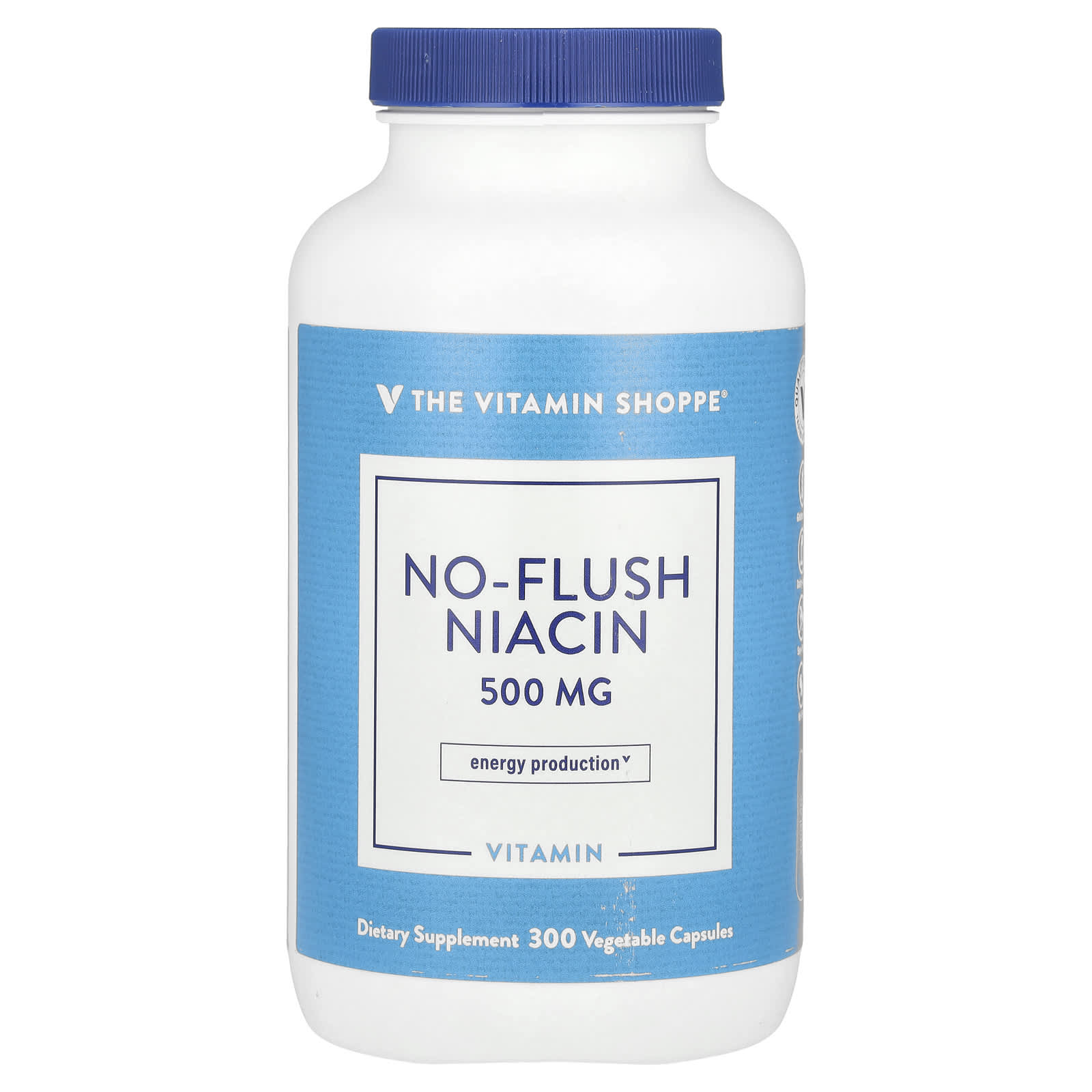 

The Vitamin Shoppe, Niacin without hot flashes, 500mg, 300 veggie capsules