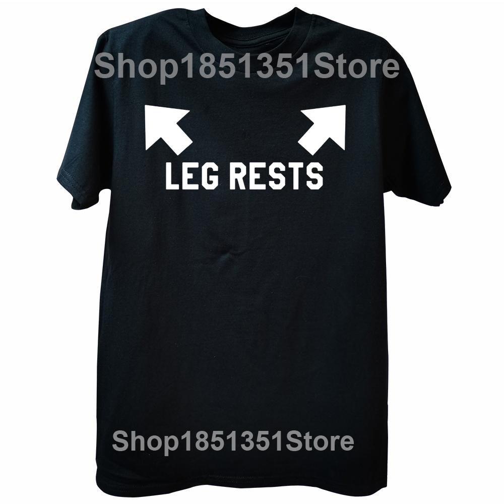 Funny Leg Rests Dad Joke Gift T Shirt Adult Hip Hop Graphic Streetwear Short Sleeve Father Days Gifts Tshirt Mens Clothing