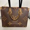 [Pre-Owned] Louis Vuitton Onthego MM 'Brown Giant Monogram/Brown Monogram Reverse Canvas' - Very Good #8PEVEW