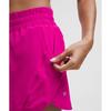 Lululemon Track That High Rise Lined Short 5  Ripened Raspberry