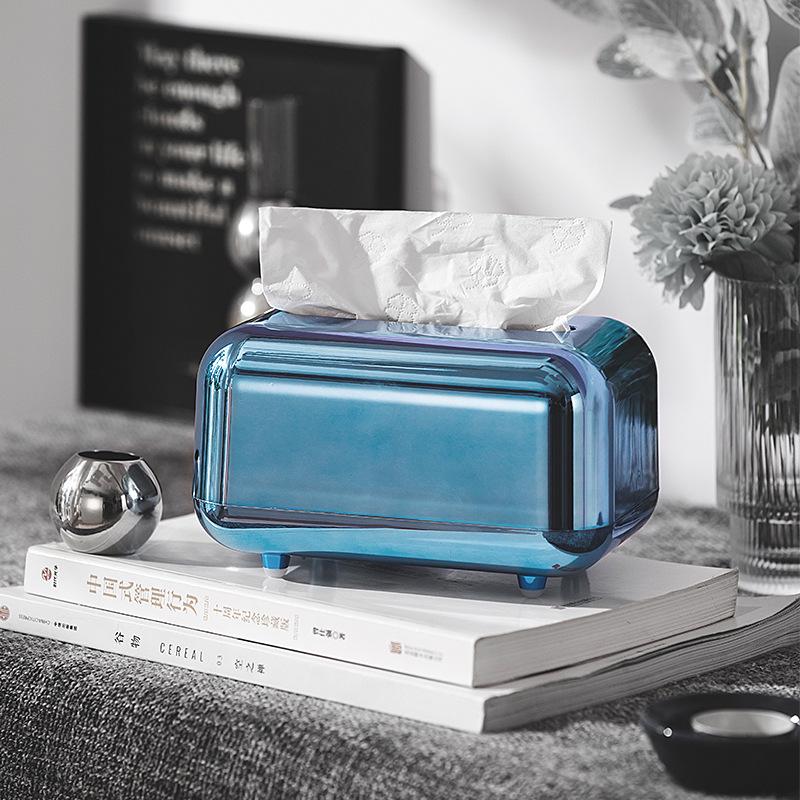 Minimalist European Retro Tissue Box and Baby Wipes Dispenser for Living Room Desktop Storage