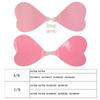 1PC Heart Shaped Adhesive Bra Invisible Breast Patch Women Wedding Dress With Small Breasts Gathered Breathable Breast Patch