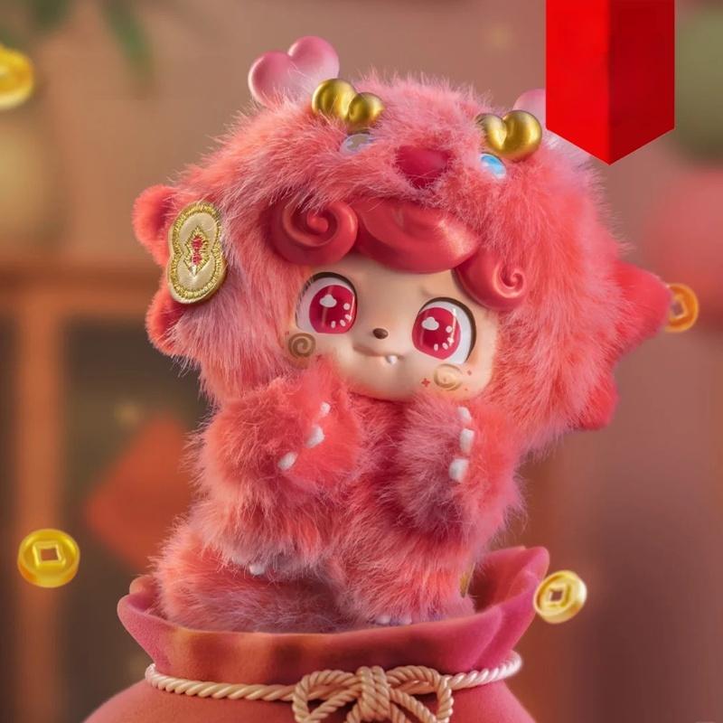 New Lucky Series Blind Box Plush Keychain Cute Plush Bag Pendant Fashion Toys Birthday Gift Toys