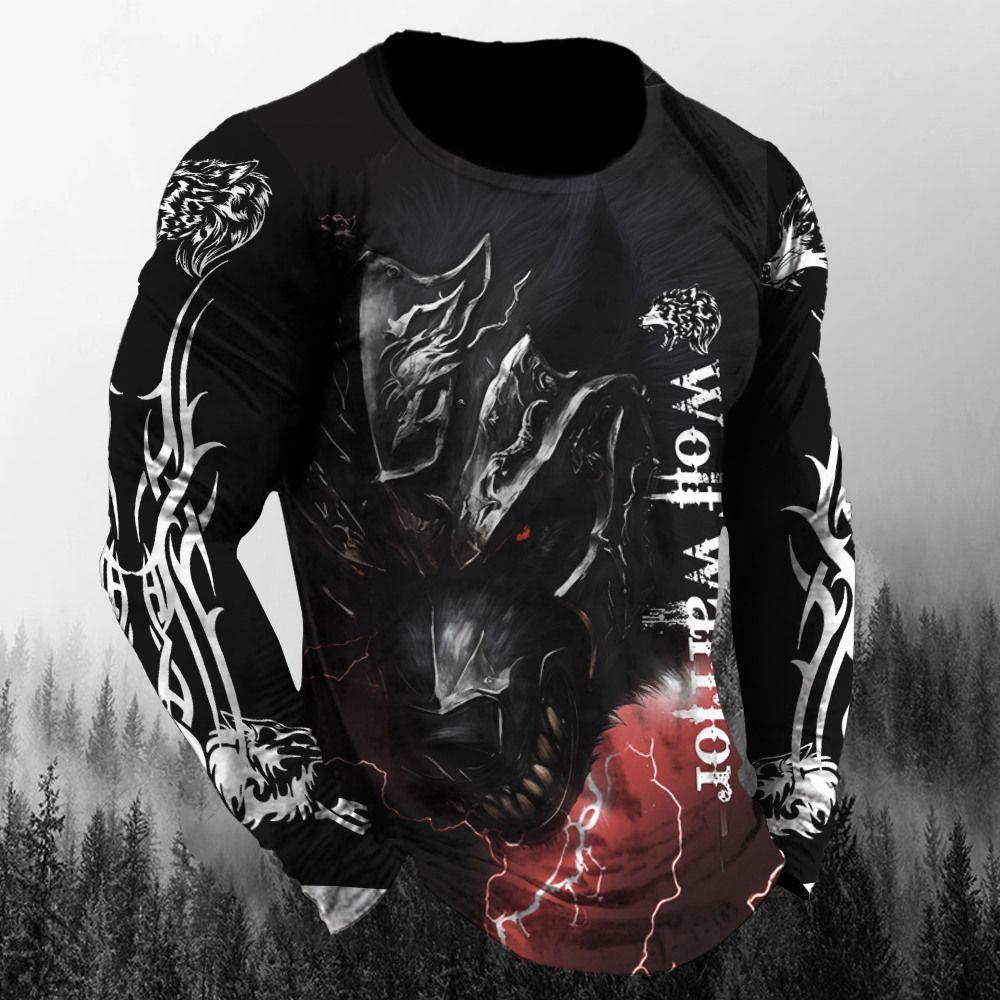 Animal T-Shirts For Mens 3D Wolf Printing Short Sleeve Tops Fashion Personality T Shirt Loose Oversized Tees Shirt Men Clothing