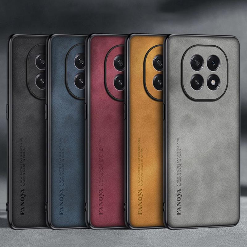 For OPPO F29 5G Case Luxury PU Leather Phone Case For OPPO F29 Pro 5G Back Cover Matte Silicone Shockproof Full Protection Coque