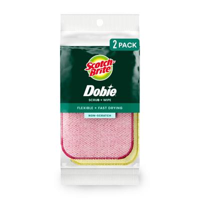 Dobby Scrub Wipe X Scotch-Brite & Cloths, 5.9" 3.9", 2/Pack