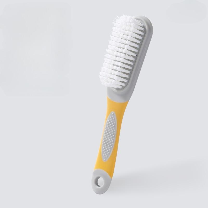 Long-handled Soft-bristled Shoe Brush Contrast Washing Brush Multi-functional Cleaning Brush Household Shoe Laundry Brush жёлтый