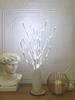 HOMZY 1 peça Luzes de Galho de Bétula Branca a Pilhas 20 LEDs Luzes de Fada Ramos de Salgueiro para Decoração Interna Externa de Casa Quarto