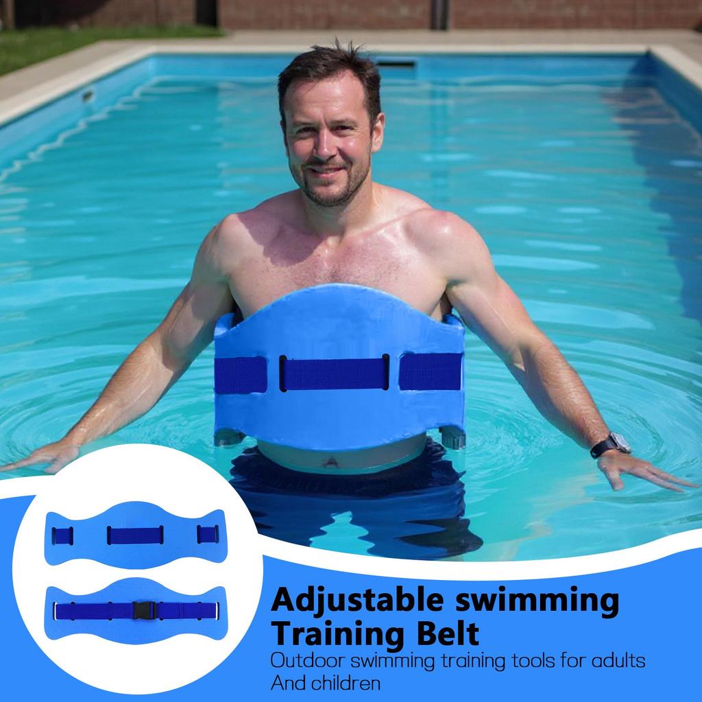 Swimming Float Exercise Belt, Adjustable Swim Training Belt, Outdoor Swimming Training Tools For Adults And Kids