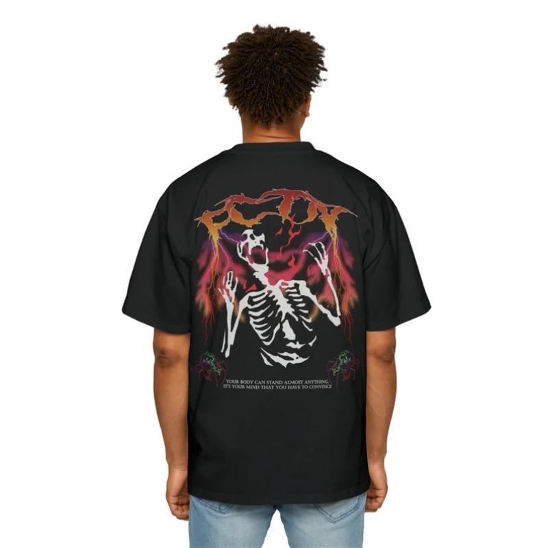 Summer Hot Selling Fun Creative Street Skeleton Pattern Cotton Short Sleeved Tshirt Adult Childrens Fashionable Sportswear