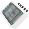 Solar PV Combiner Box Dustproof IP65 Single Output Single Input PVC Photovoltaic Combiner Box 550V
