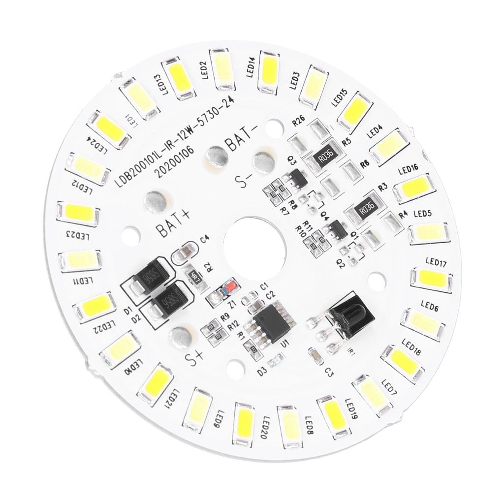 12W 24LED Deckenleuchte Panel 3.2V 3.7V Weiß Warm Lichtquelle mit Fernbedienung