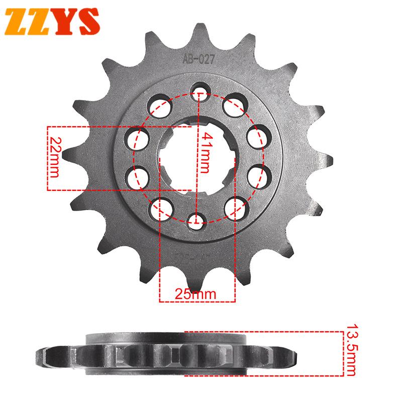 1pc 525 14T 15T 16T 14 15 16 Tooth Motorcycle Front Sprocket Gear Staring Wheel Cam For Honda XL600 XL600V Transalp PD06 XL 600
