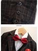 Boys' Formal Suit Set: Page Boy, Piano Performance, Medium & Large Sizes, Handsome Spring/Autumn Jacket