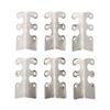 6pcs Board Corner Protectors Vintage Metal Corner Protectors Corner Brackets For Stylish Baseboard Skirting Boards Home Hardware