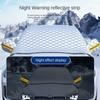 Car magnetic car snow shield front windshield sun shield thickened snow shield frost and frost protection car clothing
