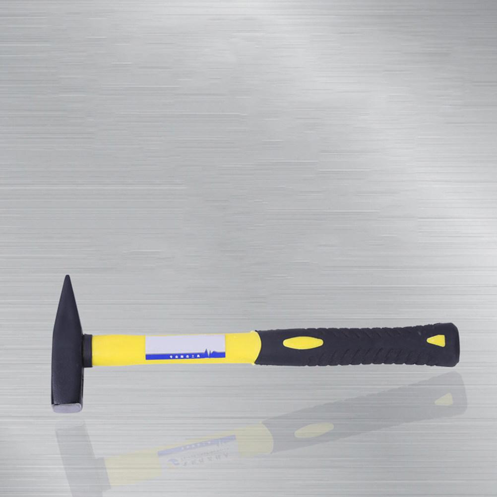 Professional Fitter Hammer 200G Flat Head Duck Bill Design Carbon Steel Head Tpr Coated Shock Absorbing Handle for Metal