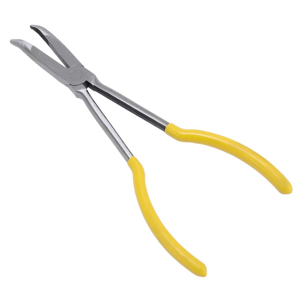 25 Degree Long Reach Pliers Heavy Duty Long Nose Pliers New Bent Nose Pliers  Narrow Space Gripping
