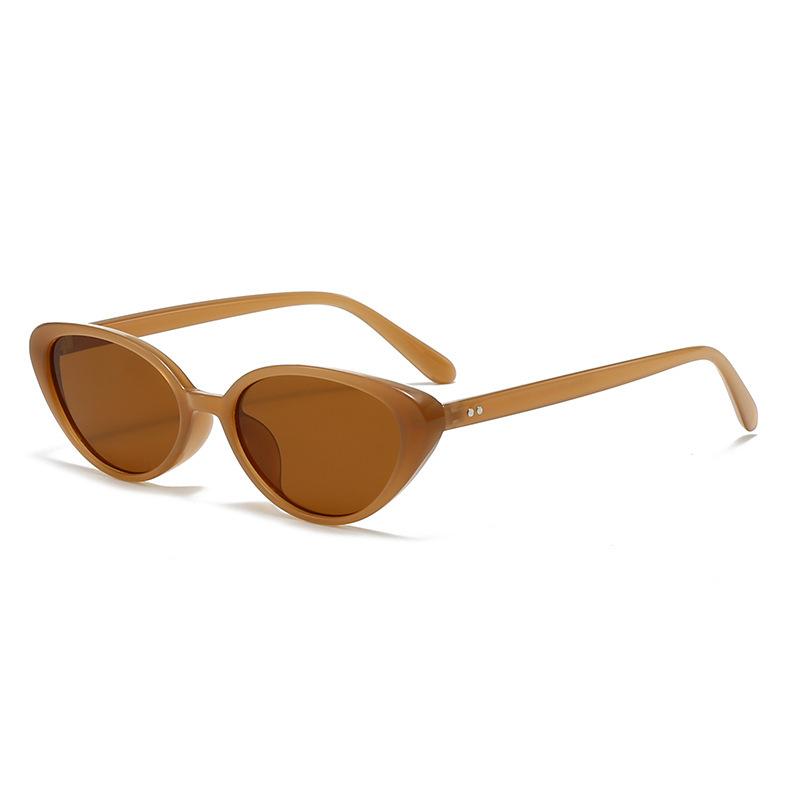 Women's sunglasses, simple small frame cat eye sunglasses.
