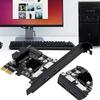 USB 3.0 PCI-E Expansion Card SATA 15Pin Power Port USB3.0 Hub 19pin/20Pin Front Panel PCI-E To USB Expansion Card for PC Desktop
