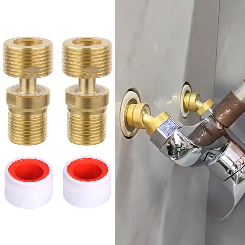For Shower Systems Adjustable Fitting Angle Valve Bathroom Setup Adjustable Shower Faucet Adapter High Pressure Resistance
