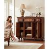 Escritorio Armario de Madera Maciza Mesita de Noche Aparador de Almacenamiento | Cajón Propio Hecho a Mano | Muebles de Decoración para el Hogar Estilo Granja - Cómoda Armario de Dormitorio