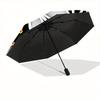 1pc Floral Mandala Design Automatic Open/Close Umbrella, Umbrella with cartoon Design, Portable Compact Umbrella for Men & Women, Good Holid