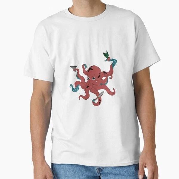 Octopus Classic TShirt Made In UsaAus TShirt S2xl S
