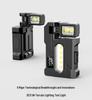 High-Intensity LED Flashlight: Portable, Clip-On Cap Light with 360° Rotating COB for Outdoor and Inspection Use