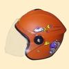 Children's Winter Safety Helmet: 3C Certified Cartoon Design, Electric Vehicle Protection, Anti-Fall, Warm Half Helmet