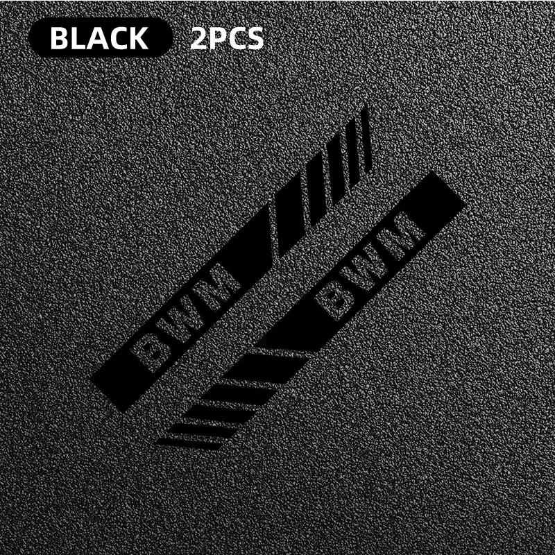 2025 2pcs Car Stripe Stickers Rearview Mirror Reflective Vinyl Decals Decoration For BMW F10 F13 F15 F16 F30 F34 F32 F31 E36 E60
