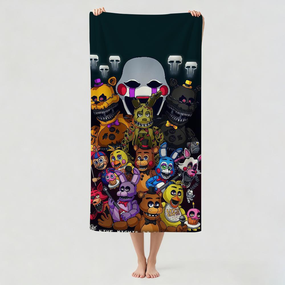 Game F-Five N-Nights at F-Freddys Towel Drying Bath Towel Applicable To Light Swimming Camping Yoga Beach Out