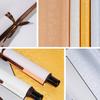 Uccellino Hanging Set of Blank for New Ink and Mounting White and Bronze Scroll, Plain, Long, 185cm, Paper, Calligraphy, Scrolls, Penmanship, Year's
