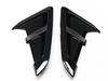 Carbon Fiber/Gloss Black Fender Vents for BMW X3 G01/G08, F97 X3M, X4, and X4M
