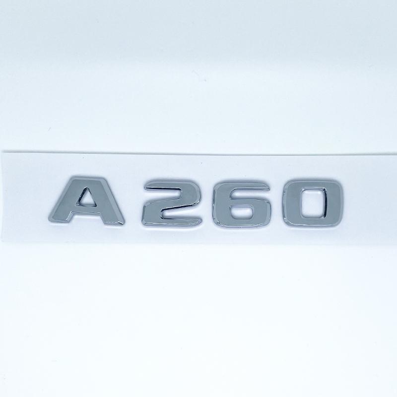 3D Buchstaben A180 A200 A220 A250 A260 A180d A220d 4Matic ABS Emblem für Mercedes Benz A Auto Kofferraum Heck Logo Aufkleber
