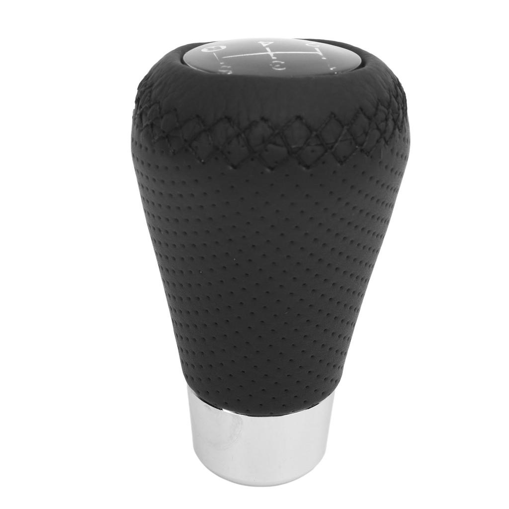 5 Speed Gear Shifter Head Genuine Leather Gear Shifter Knob Head for Manual Gear Cars