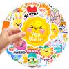 50PCS Motivational Reward Stickers for Students Inspirational Quotes Sticker for Teens Positive Affirmation Decals Teacher