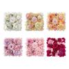 Flower Wall Panel Romantic Banquet DIY Background 13.78inchx13.78inch Table Runner Decor for Wedding Event Stage Ceremony Home