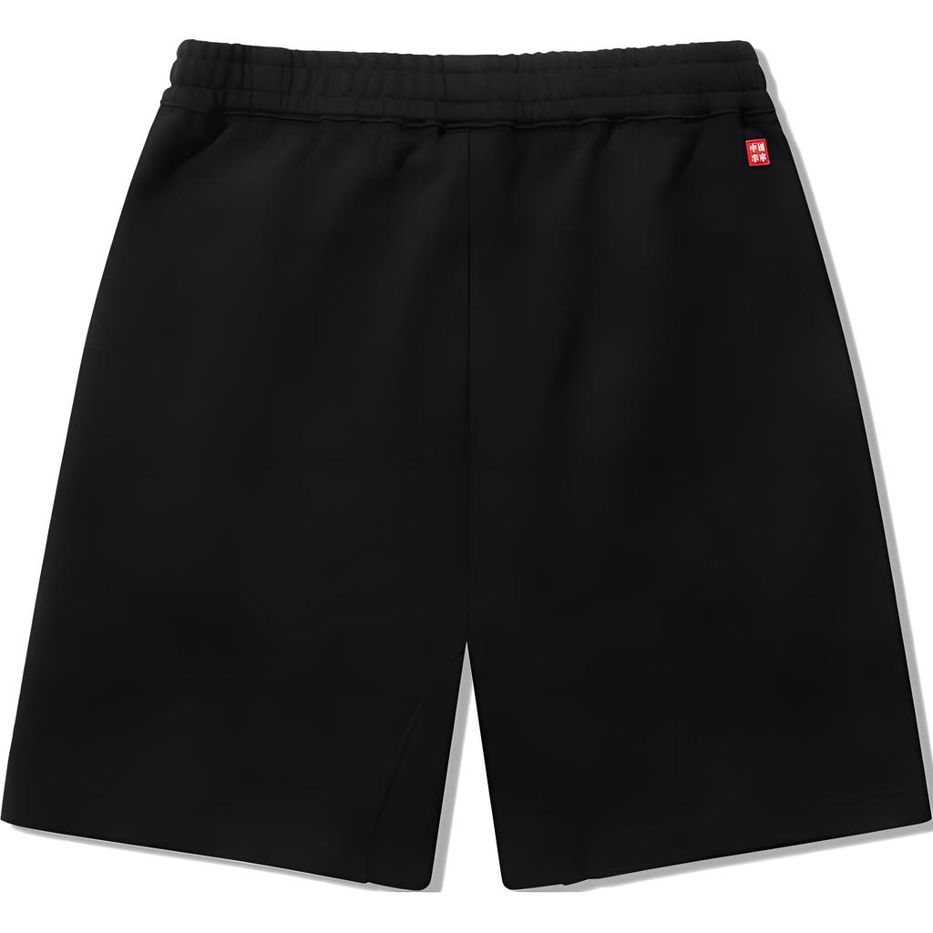 Li Ning Sports Lifestyle Series Loose Comfortable Breathable Casual Shorts Men Shorts Black AKSU825-1