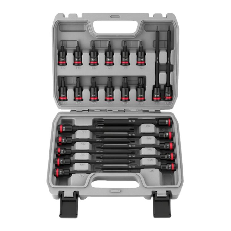 

Impact Socket Reinforced Nut Screwdriver 3/8inch Drive Impact Bit Key Drill Bit Adapter Drive Socket 1