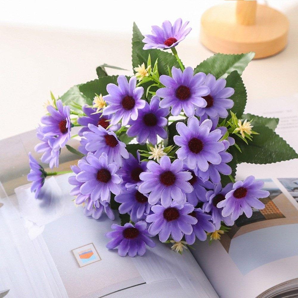 DIY Flower Artificial Flowers Silk Chamomile Bouquets Fashion Daisies Bouquets Party Decor