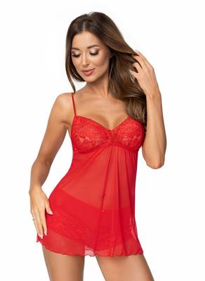 Ana Red - Nightie + Boxers